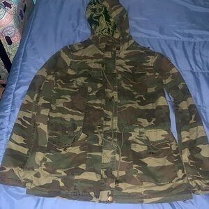 Camo jacket and camo pants